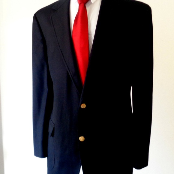 BROOK BROTHERS GOLDEN BUTTONS MENS SPORTS JACKET